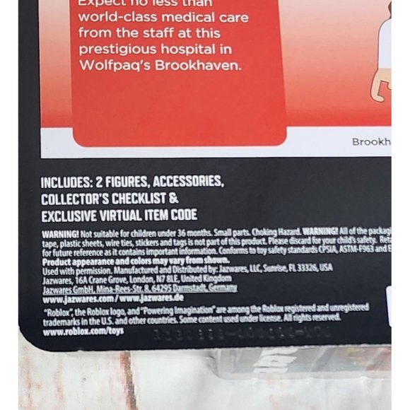 Brookhaven St. Luke's Hospital Roblox Figurines - 6+2 Figures with Checklist - Picture 6 of 13